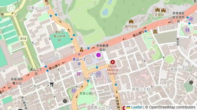 洋食屋伊勢十 青山店の周辺地図