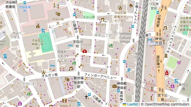 JINNAN CAFE 渋谷店の周辺地図
