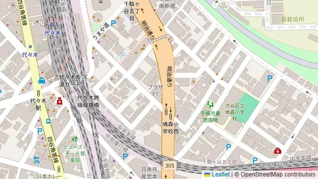 コロニアルラウンジ新宿の周辺地図