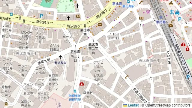 AFTERLIFE 恵比寿の周辺地図