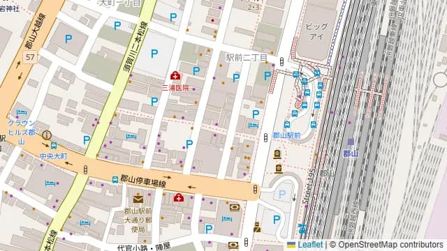個室完備 大衆とり酒場 とりいちず 郡山店の周辺地図