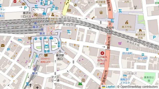 串兵衛 本店の周辺地図