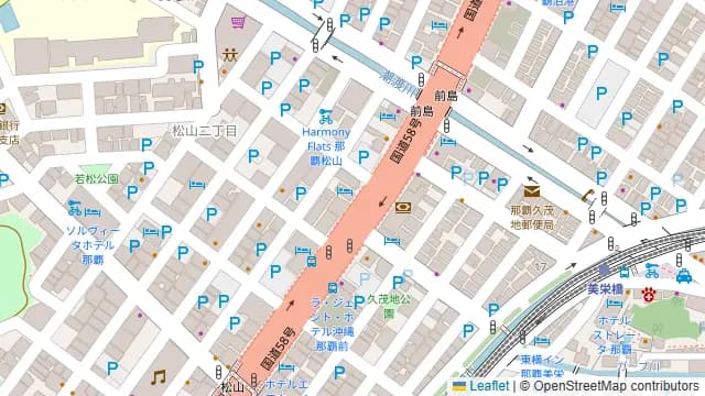 andwork Okinawaの周辺地図