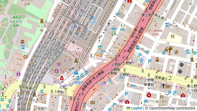 全席個室居酒屋 稲ノ和 上野店の周辺地図