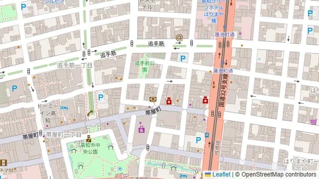 番屋 高知店の周辺地図