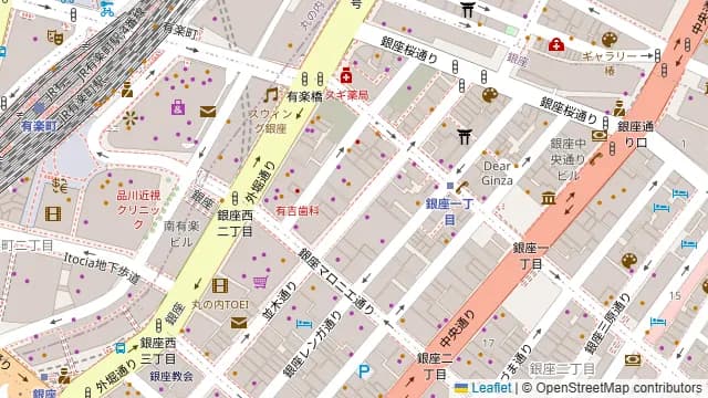 ラシック アンジュール(Le chic unjour)の周辺地図
