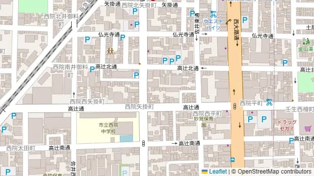 スタジオサイトルの周辺地図