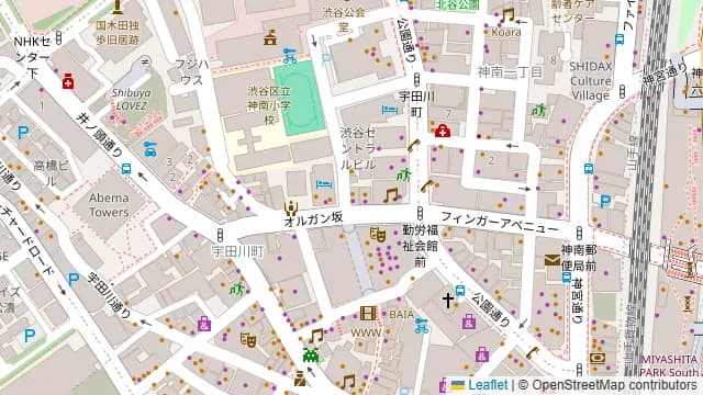 dining & bar ESTADIO 渋谷店の周辺地図