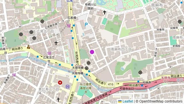 恵比寿EastGalleryの周辺地図