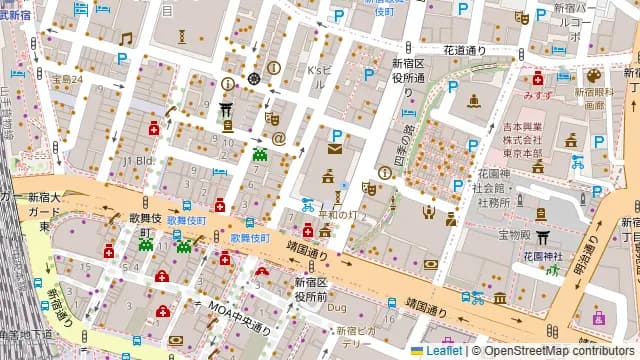 フィーユ撮影スタジオ(Fille Studio)@西新宿の周辺地図