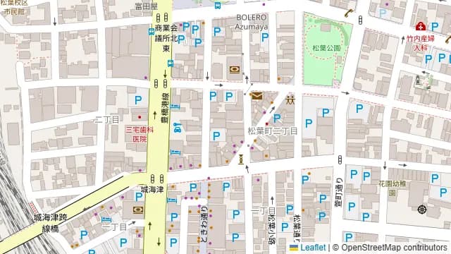 さんかの周辺地図