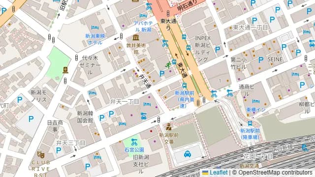 八海山公認 越後酒房 八海山 新潟駅前店の周辺地図