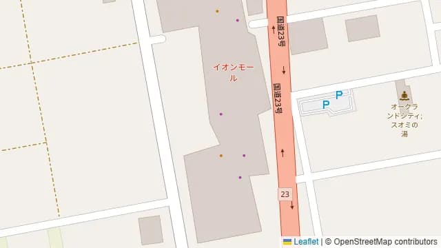 イオンシネマ津南の周辺地図