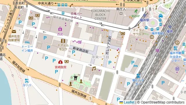 新栄まちなか会議室の周辺地図