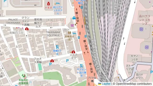 ふれあい貸し会議室 品川ステーションビルの周辺地図