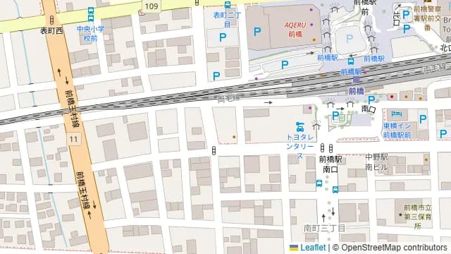 幸ちゃんダイニング 前橋駅店の周辺地図