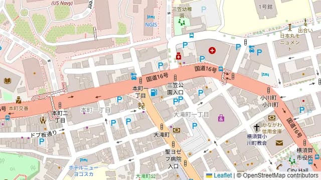 三浦の台所 哲の周辺地図