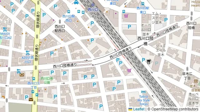 YORIAI西川口の周辺地図