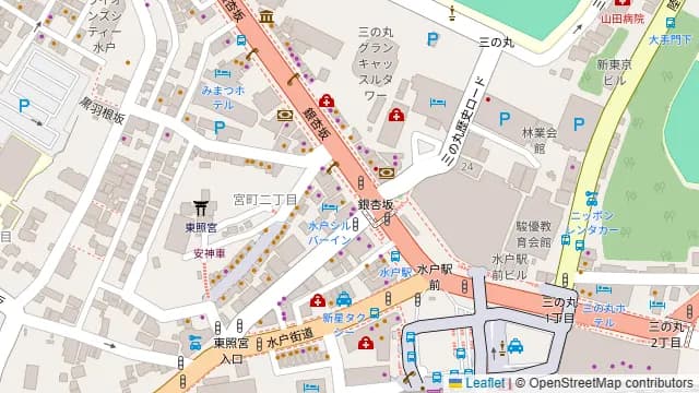 塚田農場 水戸駅北口店の周辺地図