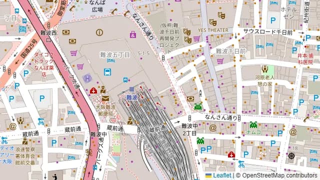 ミゲルフアニ なんばダイニングメゾン店の周辺地図