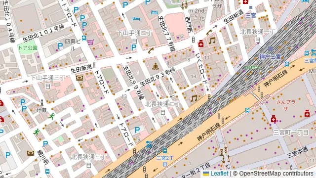 CAFÉ&BAR Kinokoの周辺地図