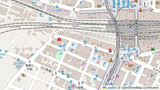 チーズ&ワイン Le.Lien 立川の周辺地図