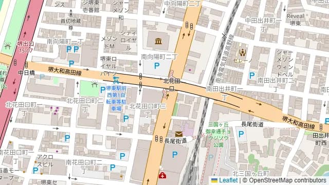 堺市東洋ビル貸会議室の周辺地図