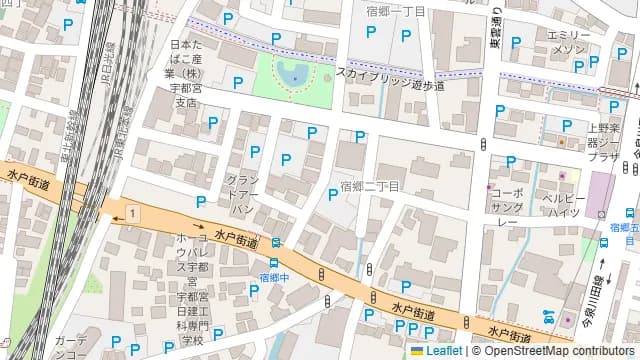 nuage宇都宮の周辺地図