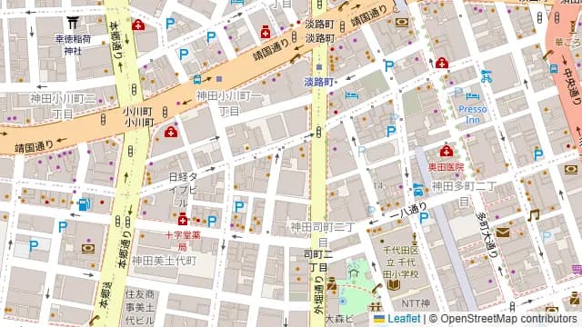 Ottotto BREWERY 淡路町店の周辺地図