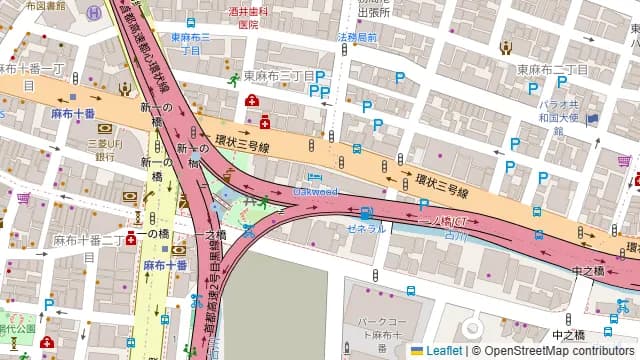 小料理屋 RUKA 麻布十番の周辺地図