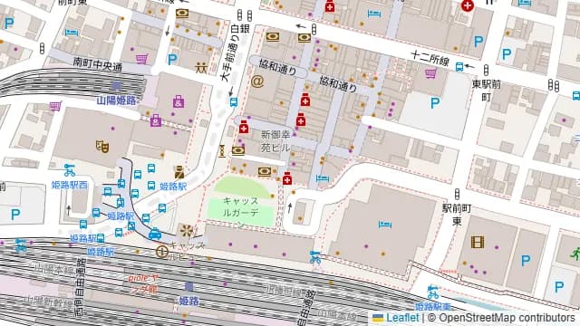ホテルモントレ姫路の周辺地図