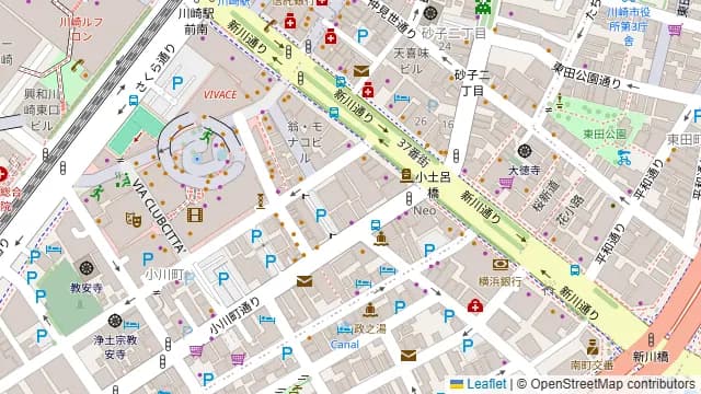 【BUZZ川崎】102stの周辺地図