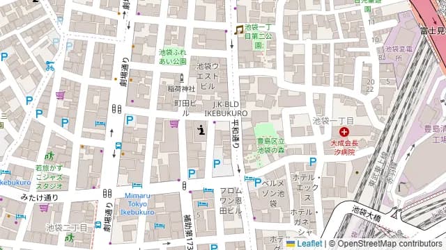 GreenGarden 池袋の周辺地図