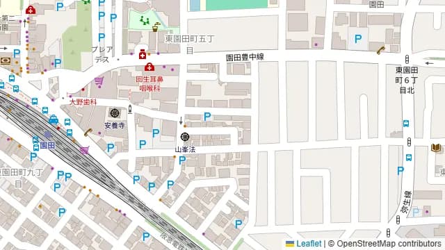 焼肉 まる喜の周辺地図