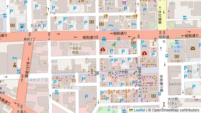 磯焼き 庄八の周辺地図