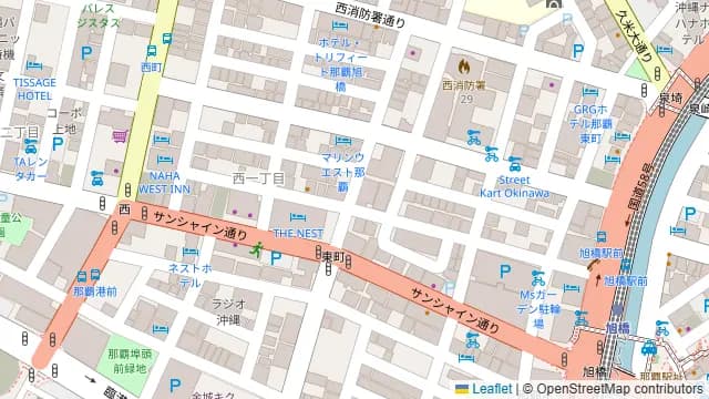 みんなの貸会議室那覇東町店別館の周辺地図