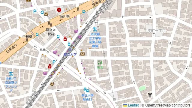 焼鳥 嘉祥 都立大学店の周辺地図