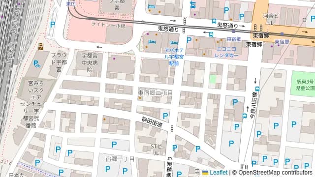 ぎょうざ 典典の周辺地図