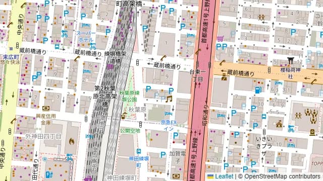 和合餃子 秋葉原3号店の周辺地図