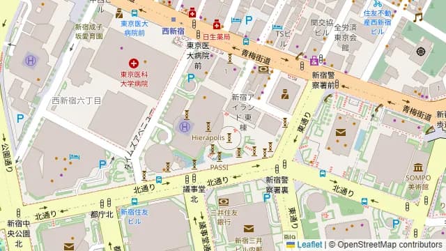 ザ サクラ ダイニング トウキョウの周辺地図