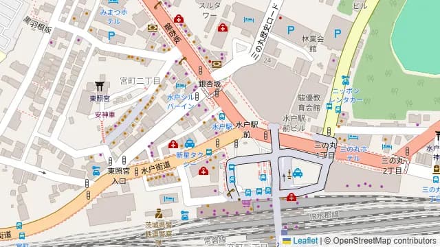 Colormell(カラメル)水戸店の周辺地図