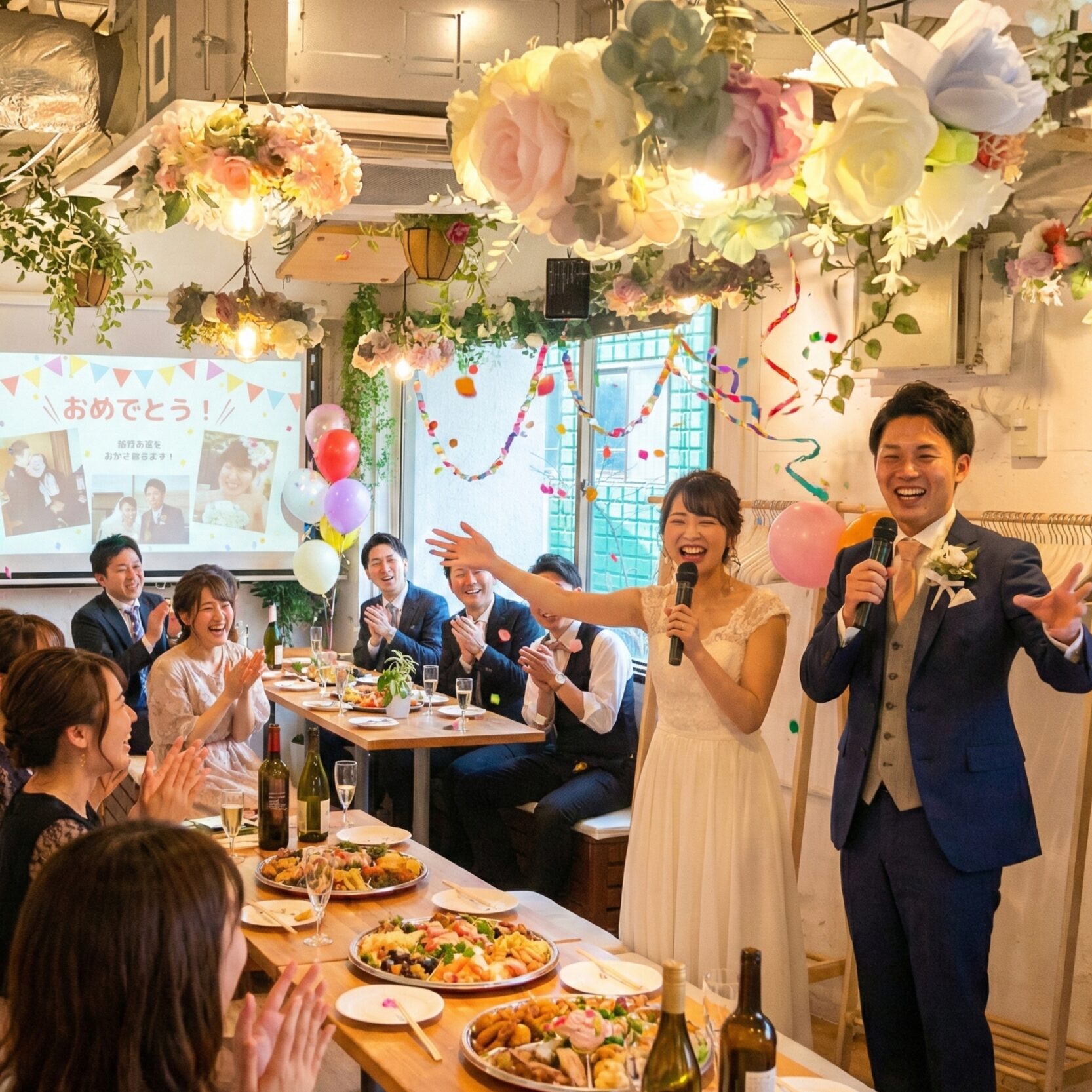 渋谷×貸切×結婚式二次会×30人～40人　マイク4