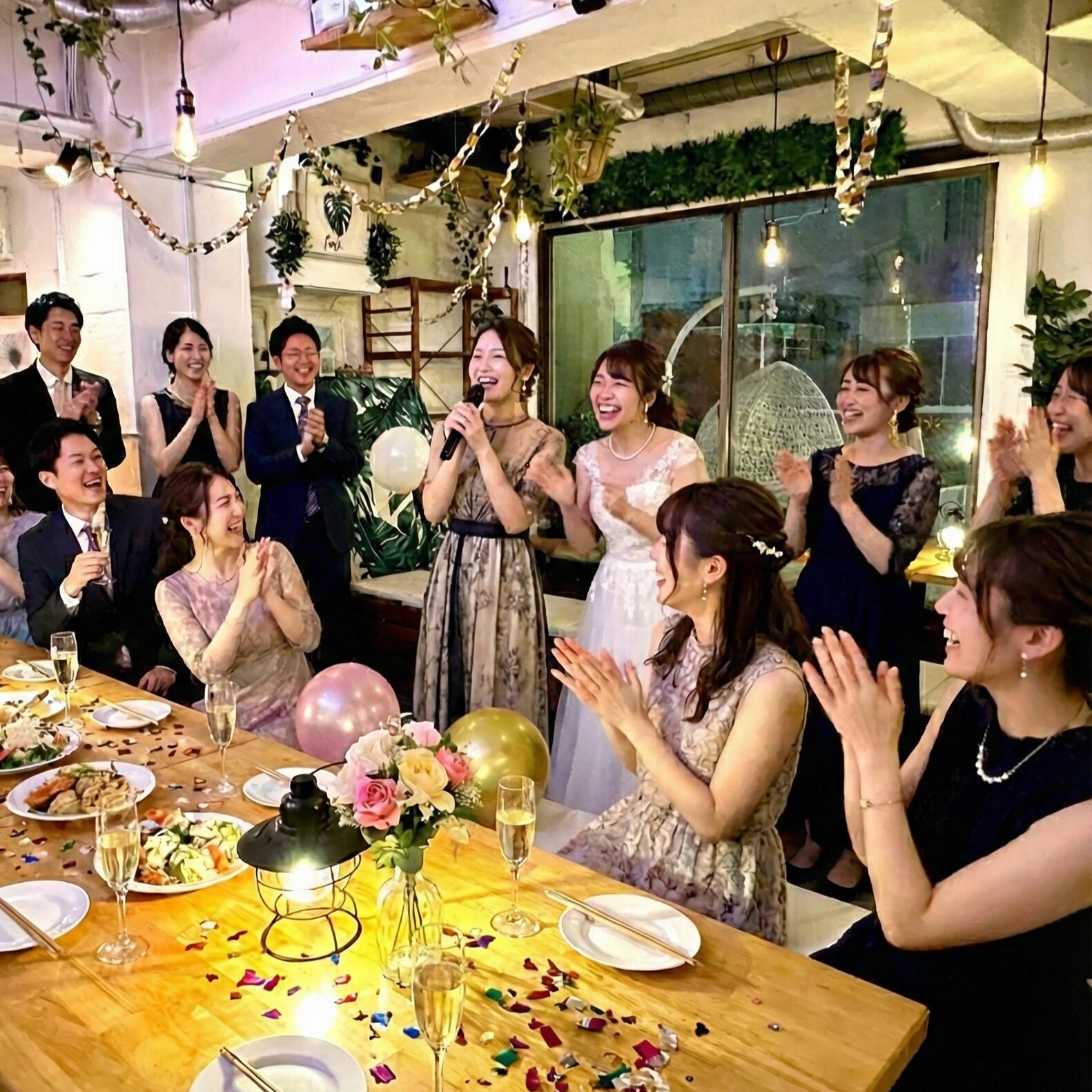 渋谷×貸切×結婚式二次会×30人～40人　マイク5