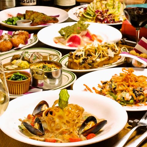 麻布×貸切×パーティー 料理1